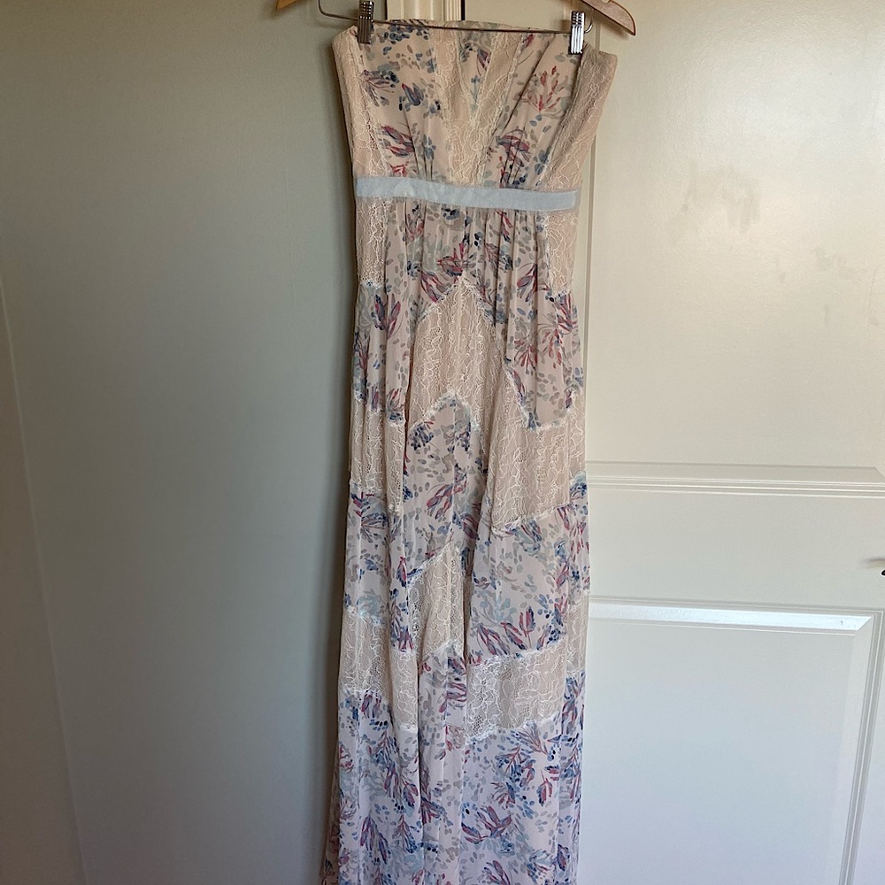 Beautiful BCBG light pastel gown worn truly 1x.
